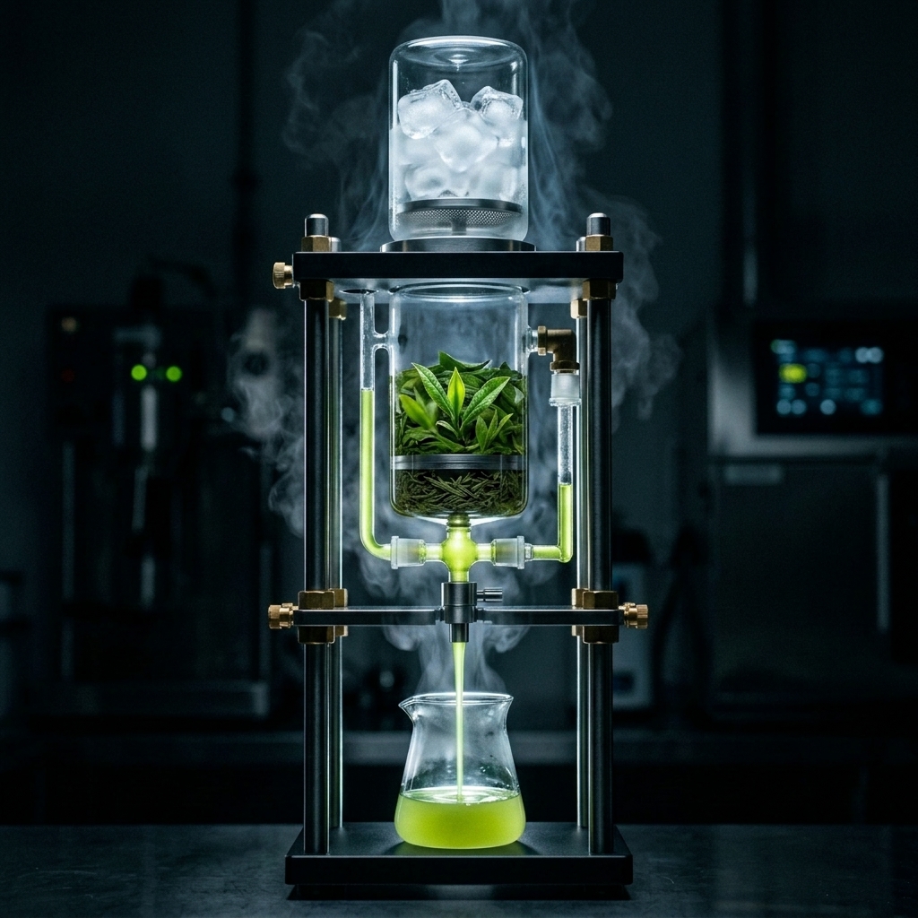 Green tea extraction process